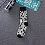 Hf Sales Smiling Face and Heart Pattern Stocking Long Socks