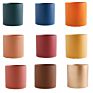 Home & Garden Colourful Ceramic Cylinder Flowerpot Flower Plant Pot Planter 