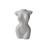 Home Decorative Luxury Human Body Shape Plant Terrarium Ceramic White Black Flower Vase