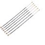 Hupo.Hutu Natural Minimalist Dainty Handmade Glass Cut String 18K Gold Plated Beading Crystal Bracelet for Women