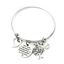 Imitation Pearl Coin Disc Toppik Accessories Christmas Halloween Gifts Adjustable Love Heart Pop It Bracelets & Bangles