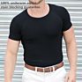 Import Austria Lenzing Modal anti Sweat Tee under Shirt Sweat Proof Undershirt Men's Slim Fit Crew Neck Plain T-Shirts