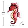 In Stock Metal Seahorse Pendant Wall Art Seahorse Hanging for Home Garden Decor