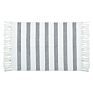 Indoor Outdoor Black and White Home Entrance Welcome Front Door Floor Stripe Door Mat