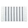 Indoor Outdoor Black and White Home Entrance Welcome Front Door Floor Stripe Door Mat