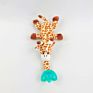 Infant Plush Stuffed Animal Giraffe Pacifier Holder Soft Toys