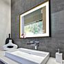 Ip44 Waterproof Wall Mounted Illuminated Smart Bathroom Mirror with Led Lights