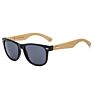 Jheyewear Retro Vintage Bamboo Mirrored Oversized Unisex Uv400 Shades