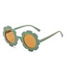 Kids Sunglasses Sunglasses Flower Design Plastic Glasses Kids round Sunglasses for Boys & Girls