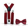 Kids Suspenders with Bowtie Children Bow Tie Set Boys Braces Girls Adjustable Suspenders Baby Wedding Ties Accessories