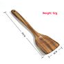 Kitchen Tools Cooking Utensils Reusable Food Grade Cookware Teak Wood Utensil Set for Home