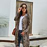 Ladies Clothing Autumn Aztec Print Women Open Front Long Sleeve Knitted Cardigan