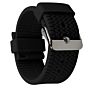 Ladies Red Color Tire Grain anti Skid Quick Release Rubber Silicone Watch Straps