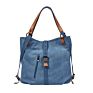 Large Capacity Leisure Women Shoulder Handbag Canvas Tote Bags with Printed Logo