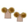 Latest European Style Plush Ski Parent-Baby Toddler Ball-Top Hat