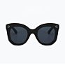 Latest Retro Danish Frosted Millet Nails Hip Child Sunglasses round Frame Uv400 Sun Glasses for Children Kids