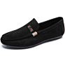 Lazy Slip-On Leather Sneakers Men Drving Shoes Casual Men Loafer