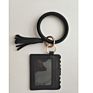 Hot Sale Amazon Leather Key Ring Keychain Wallet Wristlet Bracelet