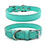 Leather Puppy Dog Collar Pet Leather Collar