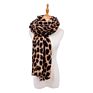 Leopard Print Flannel Cashmere Warmth Thickening Customized Ladies Cachemere Soft Scarf