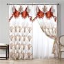 Living Room Ready Made American Style Luxury Hotel Jacquard Valance Curtain Design Home Curtain for Windows