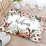 Lowest Price Velvet Foot Mat anti Slip Rug 3D Door Mat for Home