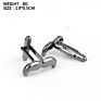 Luxury Black Mini Beard Cufflinks for Men Gentleman Men's French Shirts Cuff Link Cute Mustache Cufflink