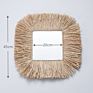 Luxury Boho Bathroom Handmade Rattan Wall Hanging Mirror Home Decoration