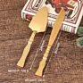 Luxury Handle Cake Shovel Cutter Zinc Alloy Pizza Cake Knife and Server Set