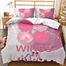 Luxury Logo100% Polyester Queen Size King Size Duvet Cover 3D Print Bedding Set