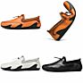 Luxury Men's Leather Shoes Sandals Imported Casual Shoes Walking Shoes Fashionable Men