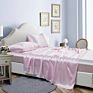 Luxury Satin Four-Piece Set Pure Cotton Simple Embroidery Bed Sheet Quilt Cover Bedding