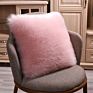 Luxury Soft Faux Fur Throw Pillow Cover Decorative Square Plush Pillow Case Cushion Cover for Couch Sofa Bed, 18X18Inch