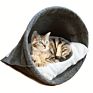 Made in Comfortable and Durable Non-Slip Felt Pet Cat Bed Cave