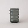 Made Mouth Blown Heat Resistant Pyex Colored Ripple Glass Coffee Mugs Cups for Drinking