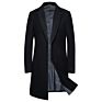 Manufacturing Men Coat Men Long Coat Assorted Solid Color plus Size Men's Coats