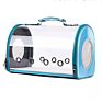 Material Casual Breathable Clear Pet Carrier Handbag Transparent Shoulder Crossbody Cat Dog Carrier Travel Bag
