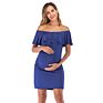 Maternity Dresses Straight Dress Casual Maternity Clothes Dress Maternity Pregnant Sleeveless Solid for Pregnant Dhl Sea