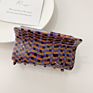 Memphis Style Novelty Square Gripper Large Simple Retro Gripperhair Claws From