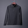 Mens 100%Polyester Moisture Wicking Quick Dry 1/4 Zip Pullover Running Shirts Long Sleeve Tops