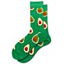 Men's Combed Cotton Colorful Socks Food Pattern Casual Dress French Fries Pattern Business Men Dress Happy Funny Socks