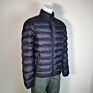 Men's Navy Blue Light Water Resistant Nylon Duck down Puffer Jacket Coat