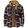 Mens Plaid Thick Casual Jacket