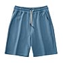 Mens Plain Cotton Terry Gym Shorts for Workout