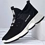 Mens Running Shoes Casual Flat Sneakers Flame Printed Trainers Hollow Sole Increased Outdoor Sport Shoes