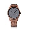 Mens Wooden Watch Analog Quartz Lightweight Handmade Wood Wrist Watch