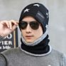 Men's Woolen Hats for Autumn and Warm Knitted Parent-Child Hat Bib Suits Warm Hats