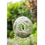 Mosaic Glass Hanging Bird Feeder for Garden Decoration