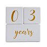 Most Popular Newborn Baby Record Growth Birth Gift White Square Milestone Card Can Be Customized