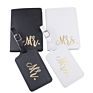 Mr and Mrs Wedding Luggage Tag Pu Leather Passport Holders and Luggage Tag Set